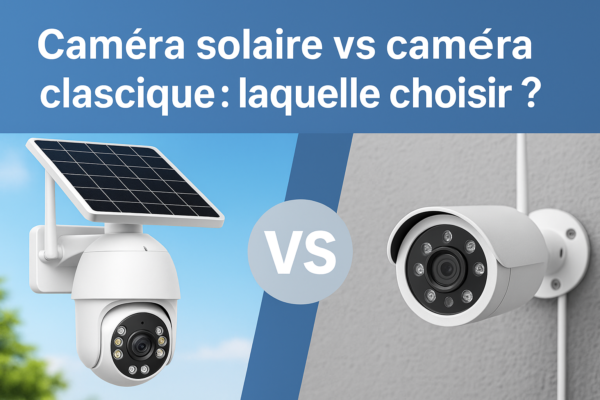 Caméra solaire vs caméra classique : laquelle choisir ?