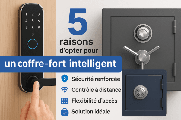 5 raisons d’opter pour un coffre-fort intelligent chez soi