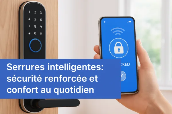 Serrures intelligentes : sécurité renforcée et confort au quotidien
